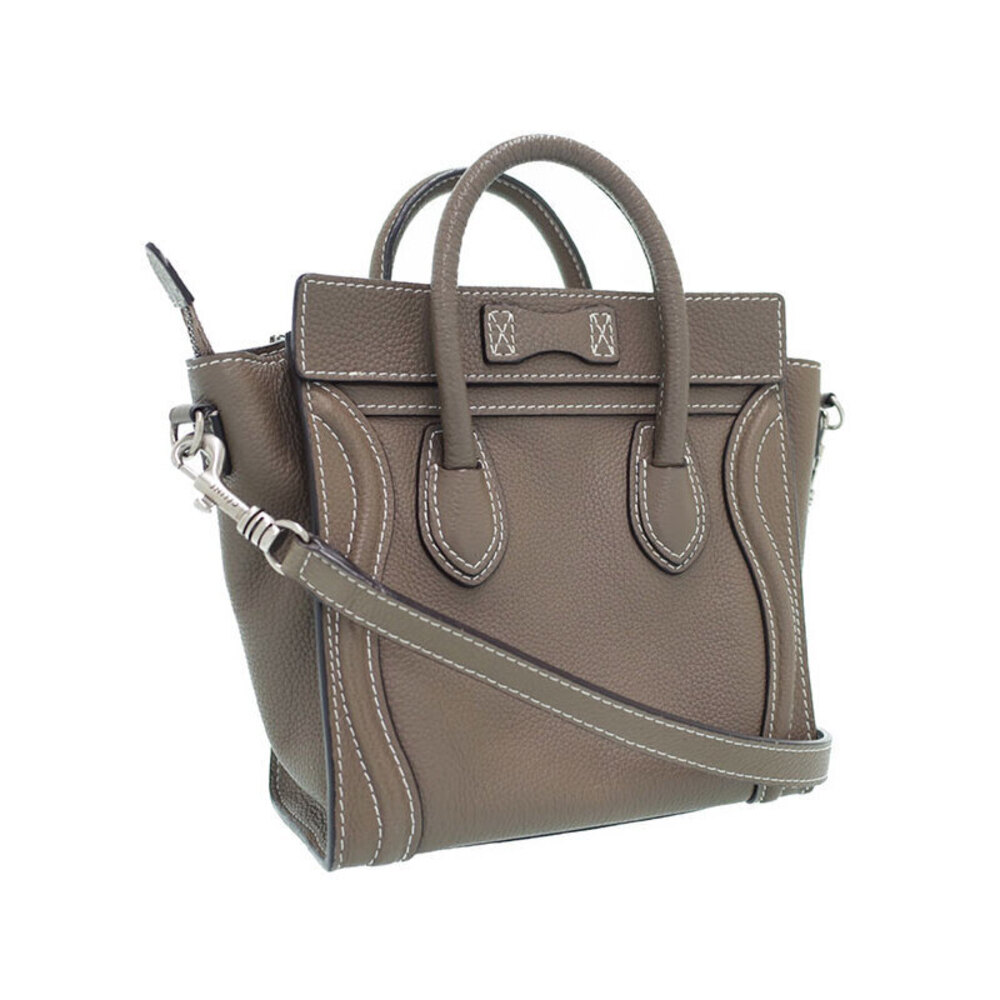 Celine Shoulder Leather Bag Luggage Shopper